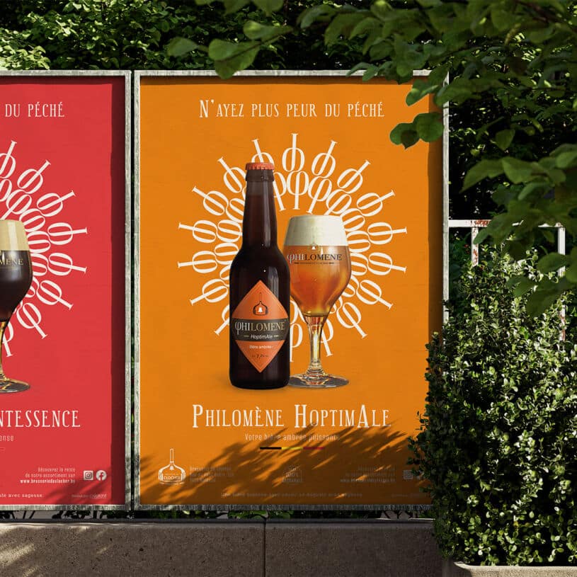 brasserie du clocher affichemockup mock up3